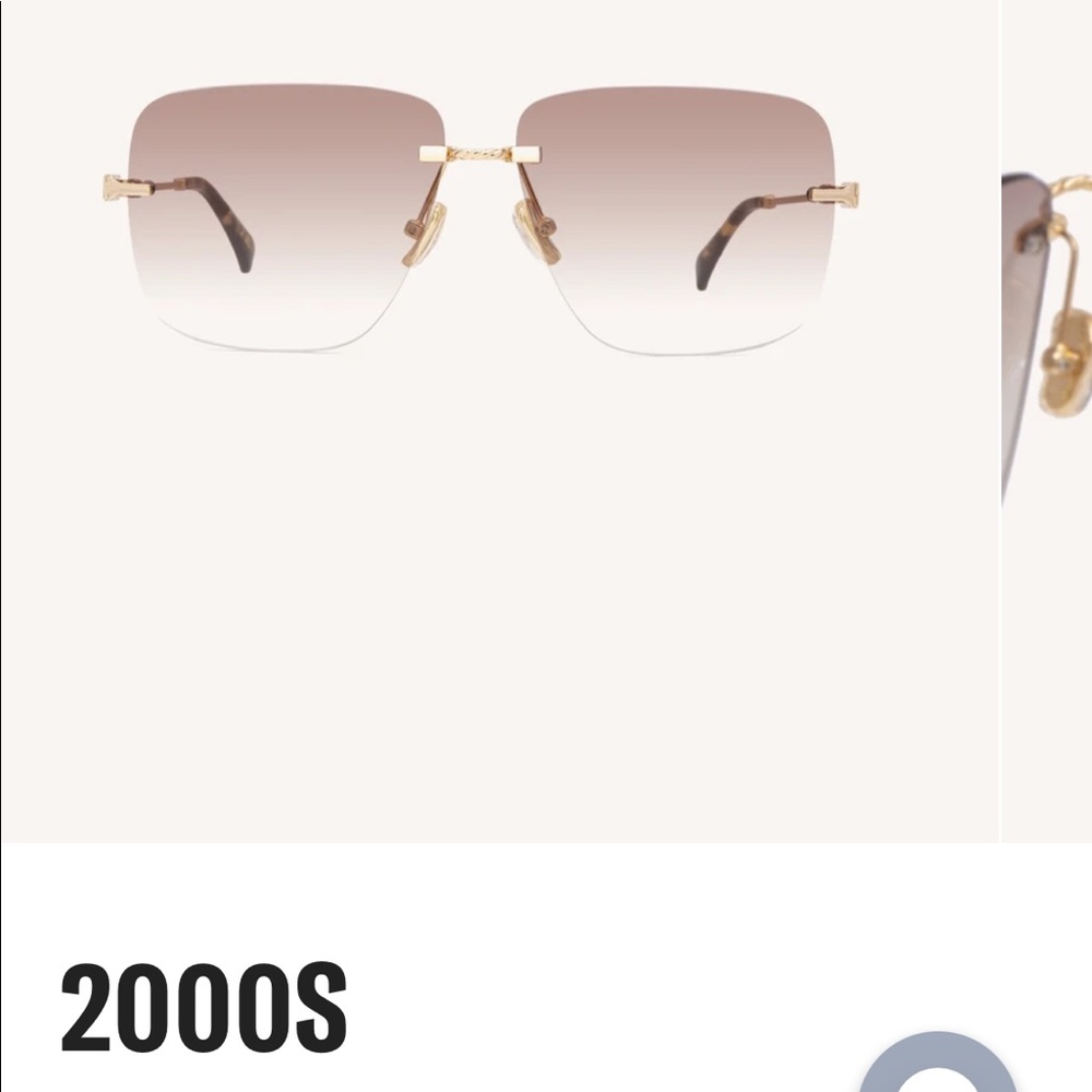 Dezi brand sunglasses in the style 2000s